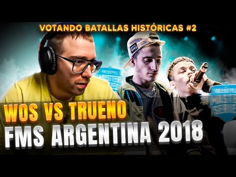 ¡LA BATALLA MÁS VISTA DE LA HISTORIA DE FMS! | WOS VS TRUENO ARG 2018 | REVOTANDO BATALLAS #2