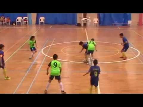 F.S.PACOTE SAN JAVIER / VILLAESCUSA - FP LAS CLARAS F.S., fútbol sala alevin (1-4-2017)