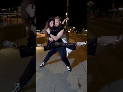 Street Tango Improvisation. Павел Собирай и Мэри Корсакова. #dance #tangonuevo #neotango #tangostep