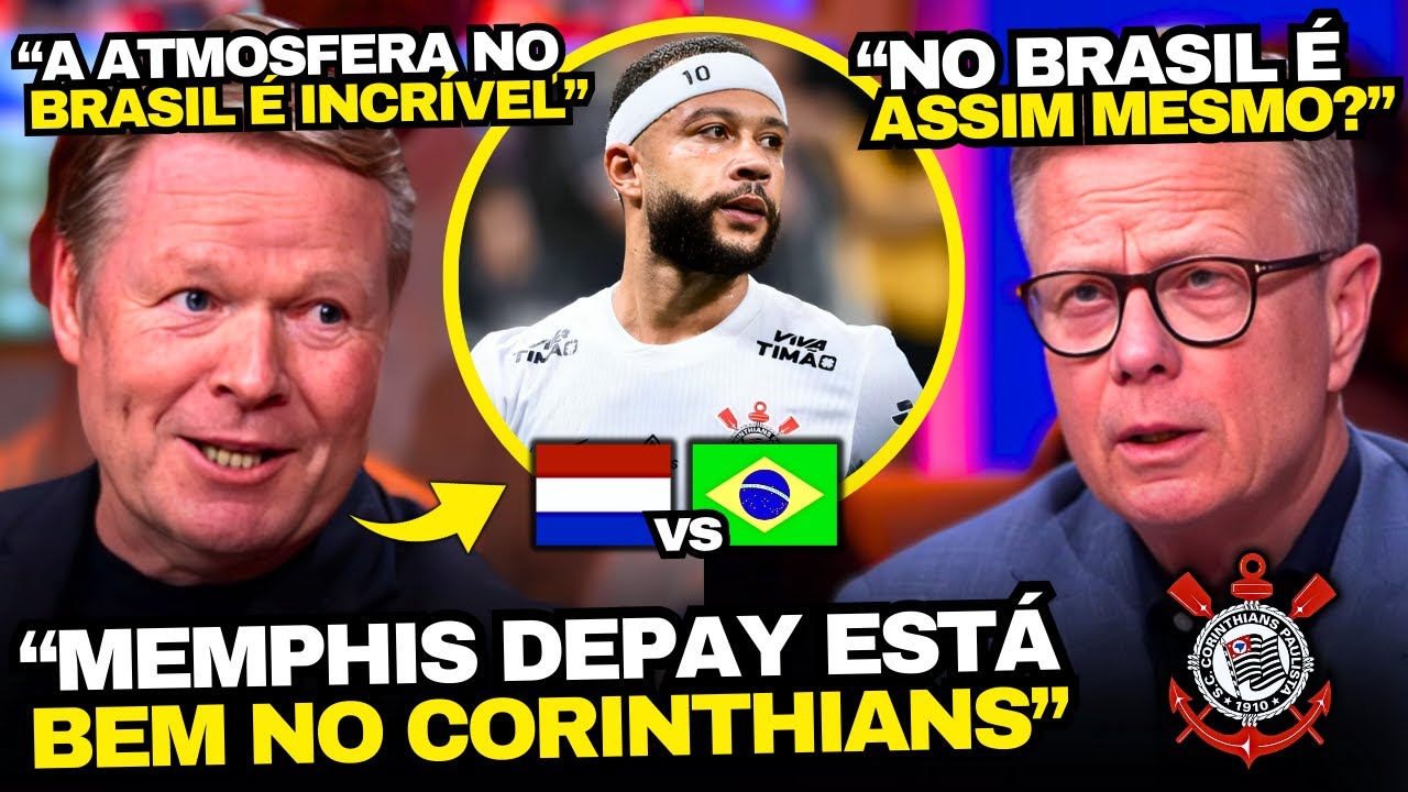 KOEMAN IMPRESSIONA TV HOLANDESA AO FALAR DA IDA AO BRASIL E MEMPHIS DEPAY