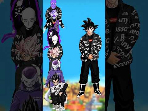 Goku vs Zeno, Grand priest, Beerus,Saitama,Black Goku, Frieza & Vegeta #anime #goku