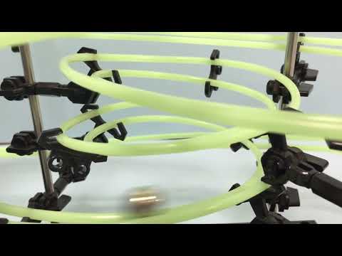 Динамический конструктор Космические горки светящиеся рельсы, уровень 4 SpaceRail 233-4G