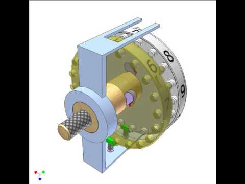 Zero return device for mechanical counter