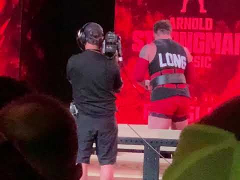 Victoria Long Timber Frame Carry in 6.36 seconds 2023 Arnold Strongwoman Classic