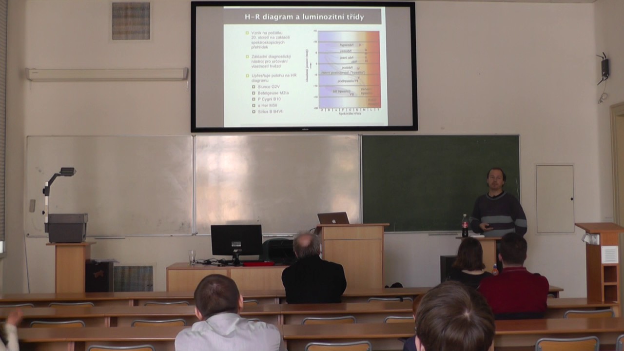 Seminář z Astrobiologie 2017/7 – Michal Švanda: Červený trpaslík lepší modrého obra