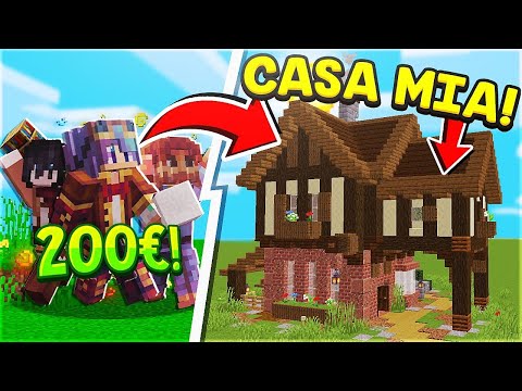 I PAID SOME FANS TO BUILD MY NEW HOUSE ON MINECRAFT ITA!