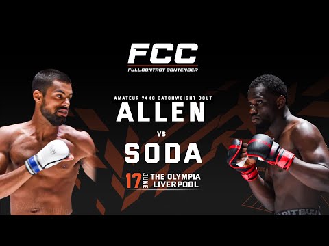 REAR NAKED CHOKE FINISH Christian Soda vs Jordan Allen [FCC 34]