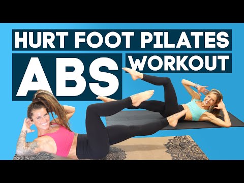 Hurt Foot Pilates ABS Workout - Non-weight Bearing Core Workout (10 Minutes)