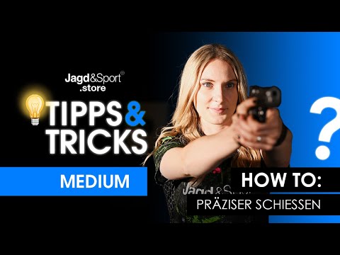 3 Geheimnisse für präzises Pistolenschießen – nie wieder verreißen! | mit Samantha