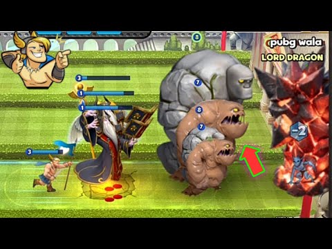 Castle crush - Giant Golem + Giant Mud Elemental Strategy Fight! - Castle crush Gameplay