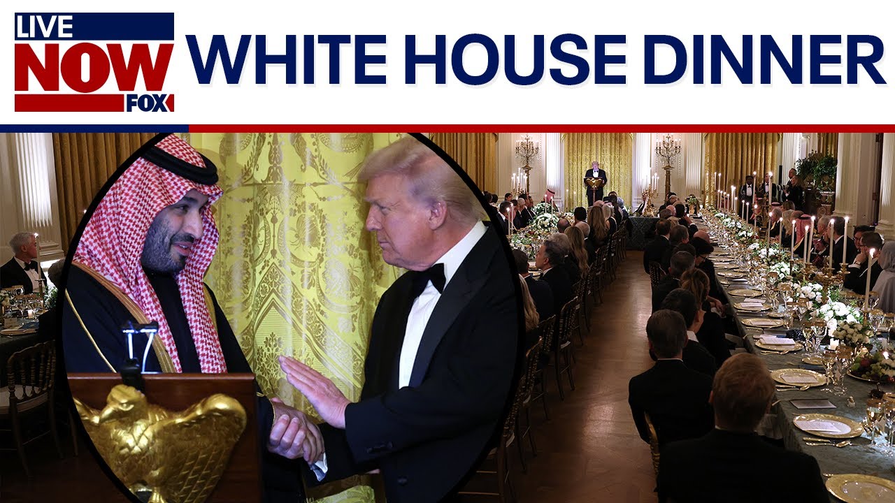 Trump, Saudi crown prince speak at White House dinner