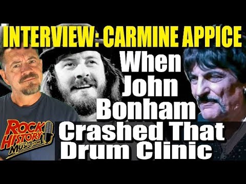 When John Bonham Showed Up At a Carmine Appice Drum Clinic & We Chat Queen's Brian May