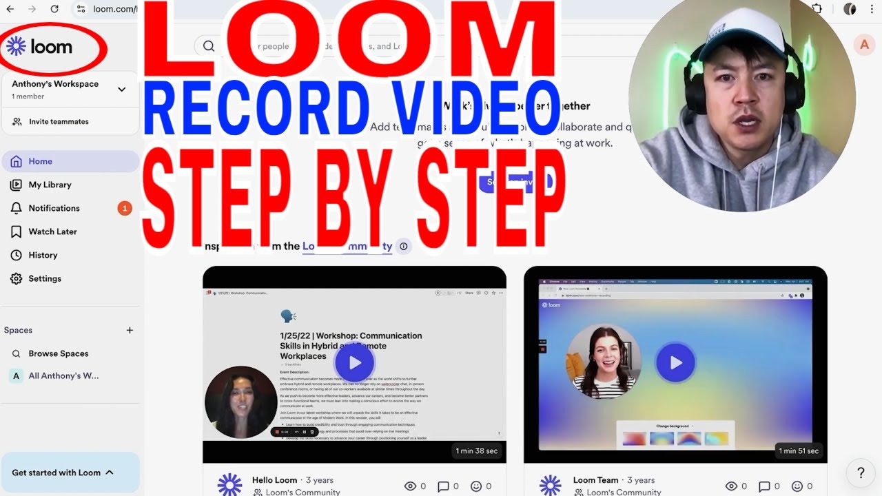 ✅  How To Record Loom Video In Chrome 🔴