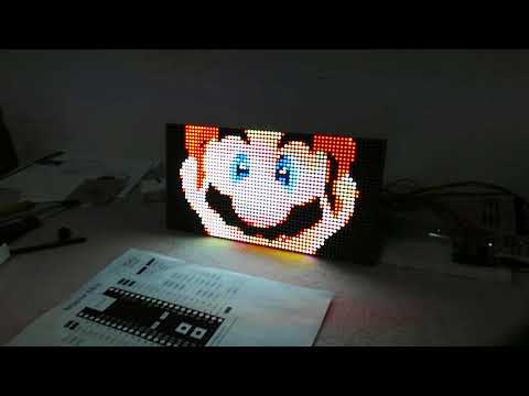 Demo of p5 led module
