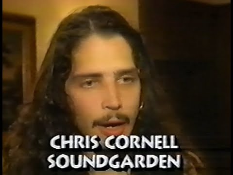 CHRIS CORNELL (1991) explaining Jesus Christ Pose [TV]