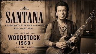 Santana – Psychedelic Rock ⚡ Live Guitar Jam at Woodstock 1969 | Inspired Tribute