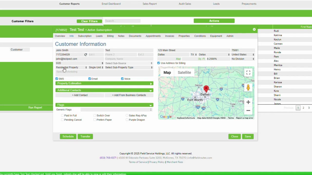 FieldRoutes & GoHighLevel Integration