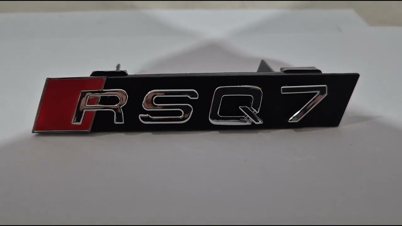 Audi Эмблема в решетку RSQ7 Video 1