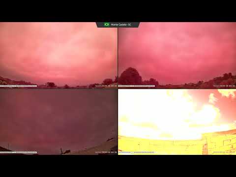 Timelapse do céu - Uma semana em alguns instantes em Santa Catarina - Monte Castelo - 19/01/2026