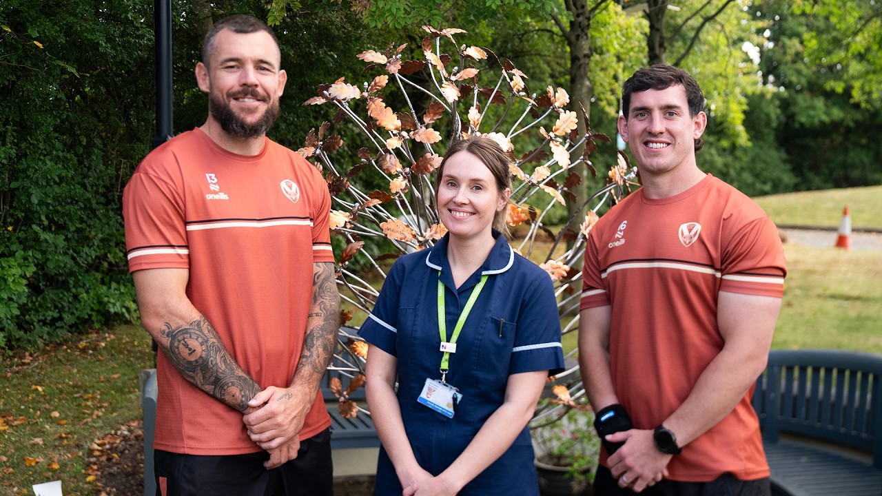 Saints Visit Willowbrook Hospice Ahead of Takeover Fixture