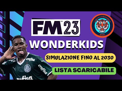 BEST WONDERKIDS FM23 | LISTA MIGLIORI GIOVANI CALCIATORI - Simulazione 2030 | Football Manager 2023
