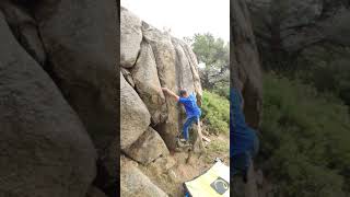 Video thumbnail of Por i son, 7a+. Can Boquet