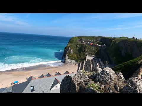 4K Newquay, Cornwall, UK, in Summer 2021