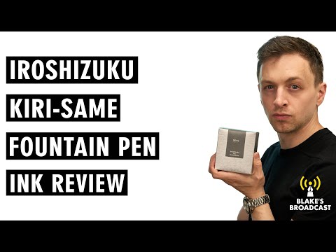 Pilot Iroshizuku Kiri-same Fountain Pen Ink Review 4K