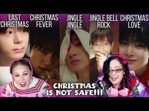 K-Cord Christmas Binge Reaction! (HWANWOONG, ParkJinYoung, SUPER JUNIOR-D&E, P1Harmony, Stray Kids)