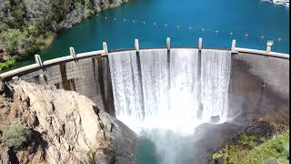 Hyperlapse footage of Lake Clementine Dam