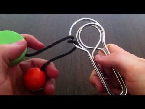 Solution for Keyhole from Puzzle Master Wire Puzzles