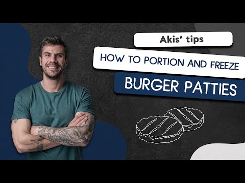 How to Portion and Freeze Burger Patties | Akis Petretzikis