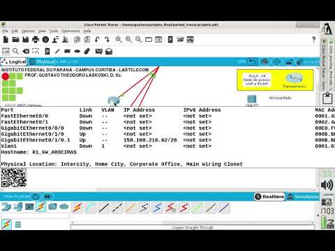 IFPR Labtelecom: Projeto final 2020 - aula 05 - Rede de acesso IPCAM