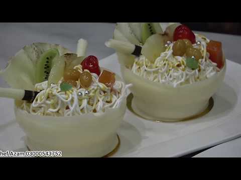 How To Make Chocolate Cup Dessert By | Milkyz Food Chef Rasheed