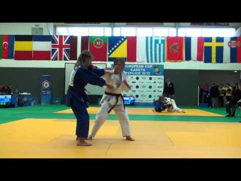 2012 EC U17 Teplice:  Lotte Janssen (NED) - Victoria Schuhmann (AUT)