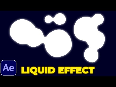 Liquid Effect Tutorial in After Effects | Motion Graphics