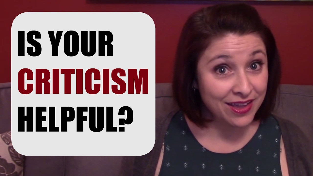 CONSTRUCTIVE CRITICISM: A Lost Art?