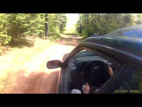 Off-road Subaru crashes into tree