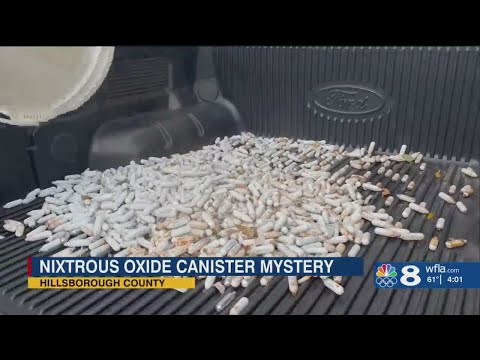 'It's a mystery': Thousands of nitrous oxide canisters littered around neighborhood