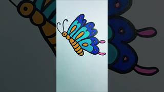 Beautiful Butterfly Drawing for Kids | Easy Step-by-Step Tutorial 🎨