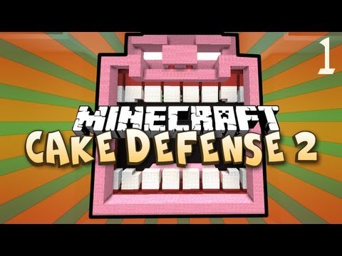 Minecraft - Cake Defense 2 #1