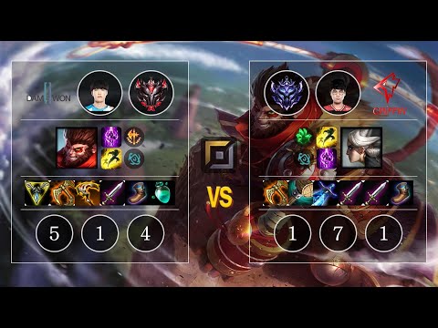 DWG Flame Wukong vs GRF Untara Camille Top - KR Patch 10.13