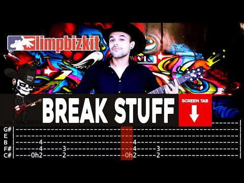 【LIMP BIZKIT】[ Break Stuff ] cover by Masuka | LESSON | GUITAR TAB