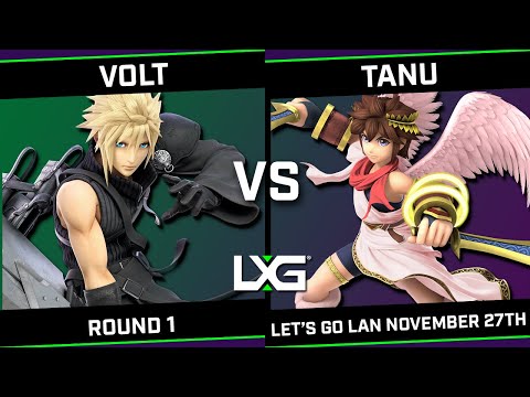 Volt (Cloud/Lucario) vs Tanu (Pit) - LXG Let's Go LAN November 27th