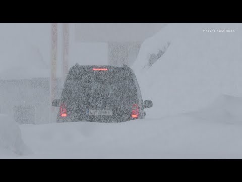 ❄️ Kräftiger SCHNEEFALL am Arlberg: Wintereinbruch sorgt für reichlich Neuschnee in den Alpen