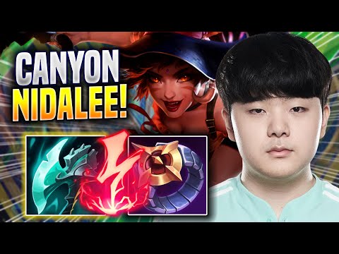 CANYON IS SO GOOD WITH NIDALEE! - DK Canyon Plays Nidalee JUNGLE vs Lee Sin! | Preseason 2023