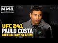 UFC 241: Paulo Costa Says Fight With Yoel Romero Is 'Personal' After 'He Talked Sh*t' About Me'