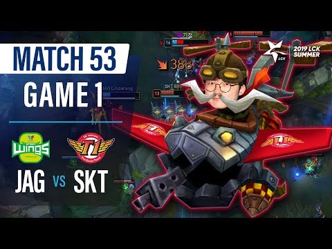 JAG vs SKT | Match53 Game1 H/L | 2019 LCK Summer
