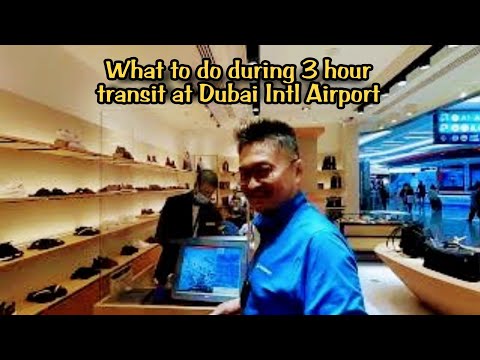 O que fazer durante o trânsito de 3 horas no Aeroporto Internacional de Dubai [Dubai-Nova York]