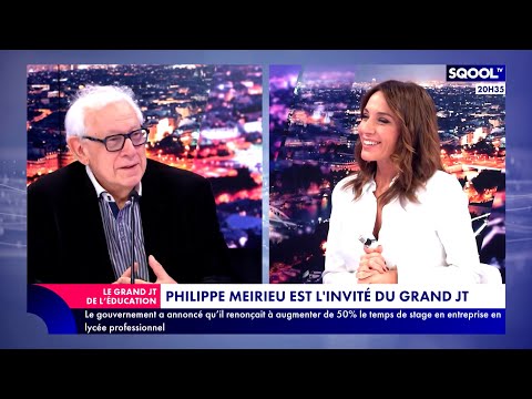 Le Grand JT de l'Éducation (30/01/2023): L'école selon Philippe Meirieu